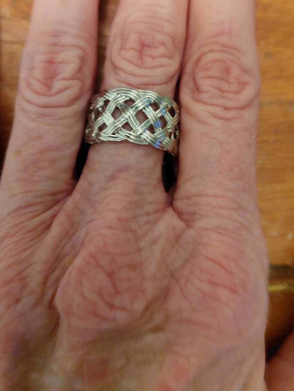 New Sundance Sterling Silver Braided Ring "WOVEN MEMORIES" Size 8